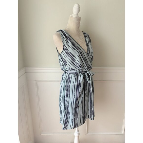 Stitch Fix Collective Concepts Blue Purple Surplice Dress S - Picture 3 of 5